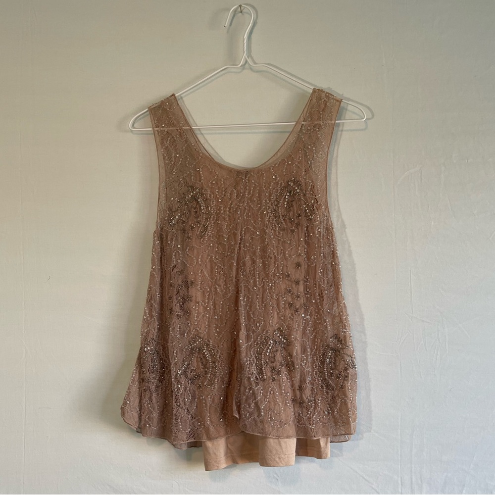 Chan Luu beaded tank top